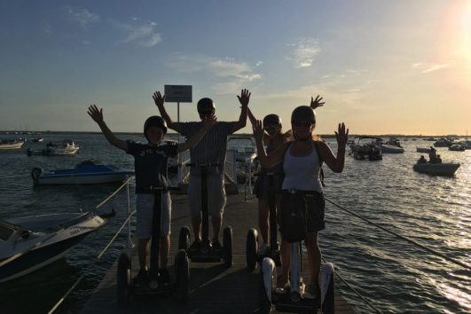 Passeio cultural de Segway na cidade de Faro